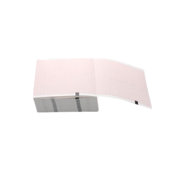 Papel para DESFRIBRILADOR INNOMED Blanco_58mm*25m*150Hojas_ Paq/ 10 Block_Lessa -España