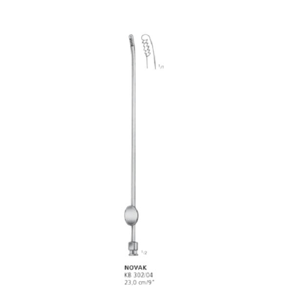 NOVAK CURETAS 4MM, 23.0CM _ KB 302/04 - NOPA