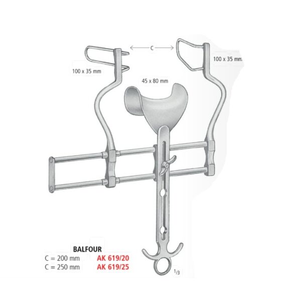 SEPARADOR ABDOMINAL BALFOUR_20CM_AK 619/20-NOPA