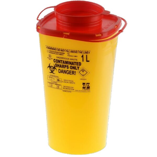 Caja / Contenedor Plastico Amarillo 1 lt Pocket-Series_Cajon x 120 Uni