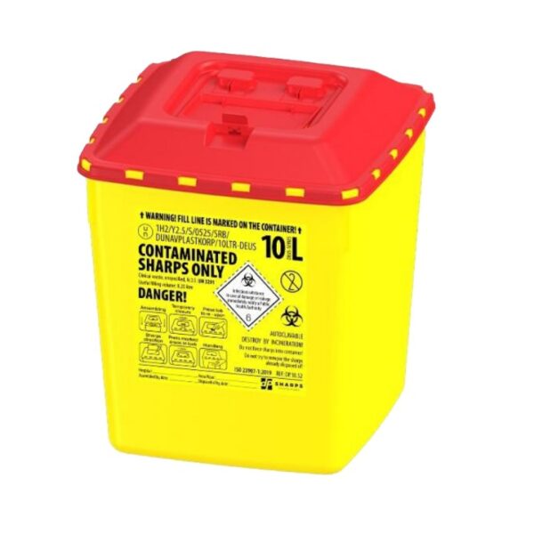 Caja / Contenedor Plastico Amarillo 10lt DP-Series_Cajon x 35 Uni