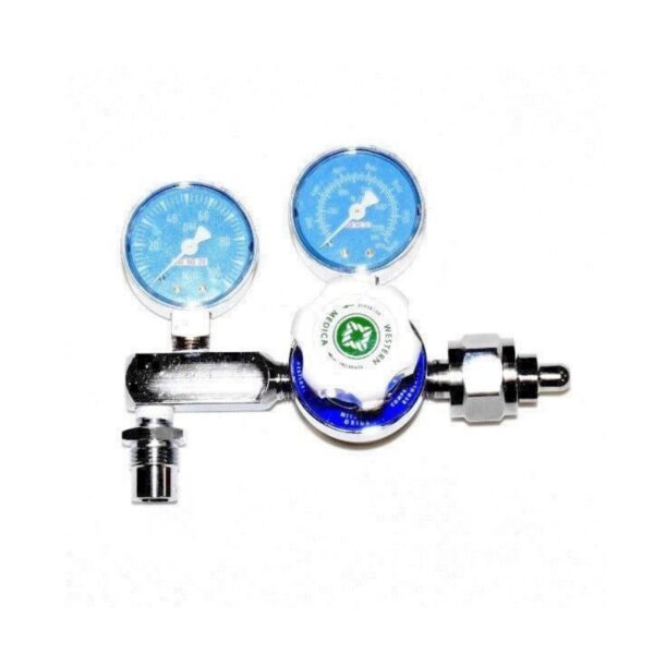 Regulador Doble Reloj Oxido Nitroso N2O_M1-326_0 a100psi / 3000 PSI_WESTERN