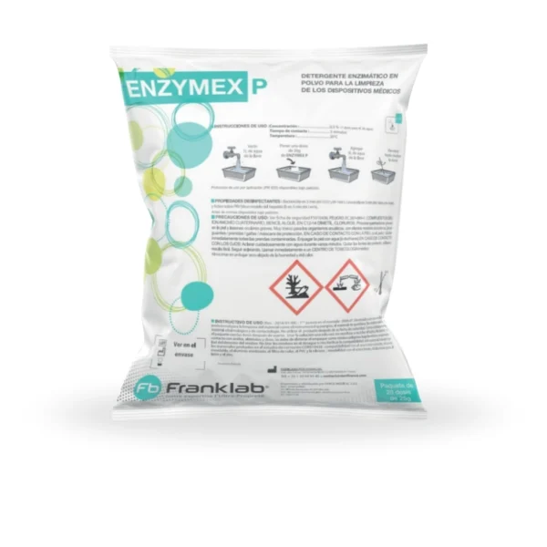 Detergente desinfectante Enzimático en polvo x 12sobres(20gr)_ ENZYMEXP