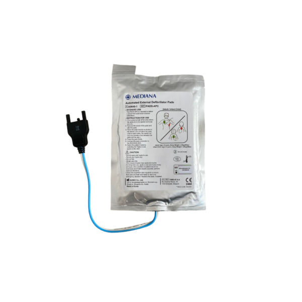 Electrodo Adulto/Pediatrico_ Desfibrilador Hearton A15-MEDIANA