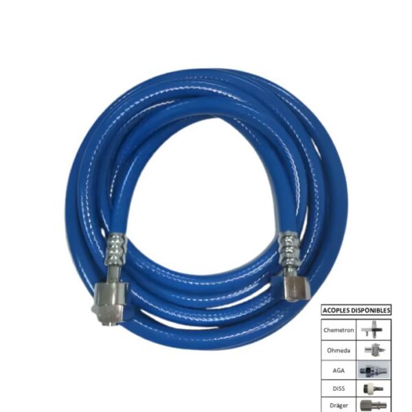 MANGUERA DE N2O DE PVC_5MTRS PRENSADO_AMVEX