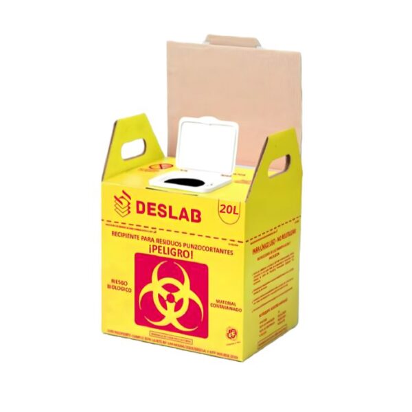 Caja / Contenedor Amarillo x 20 litros Caja x 25Uni_Material Contaminado
