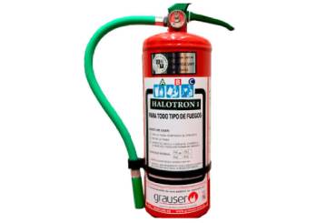 Extintor Halotron 6kg Inc Certificado-Respira Medical