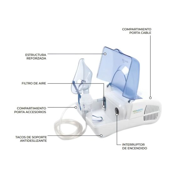 NEBULIZADOR A PISTON NEOVENTO N27-SILFAB