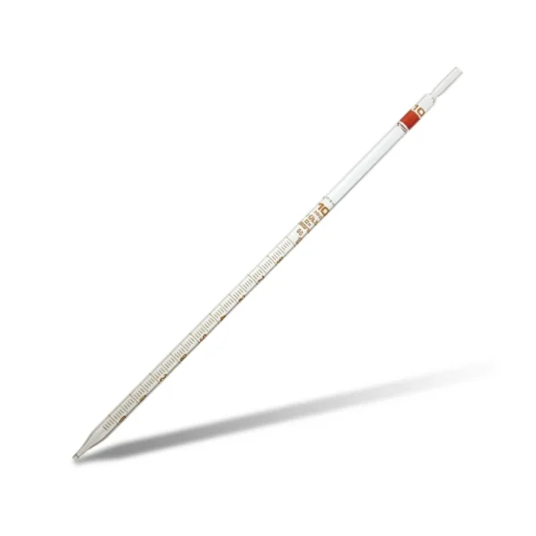 PIPETA DE VIDRIO GRADUADA GRADO B BOROSILICATO 3.3 DE 10ml CAJA X 100Uni - GIARDINO