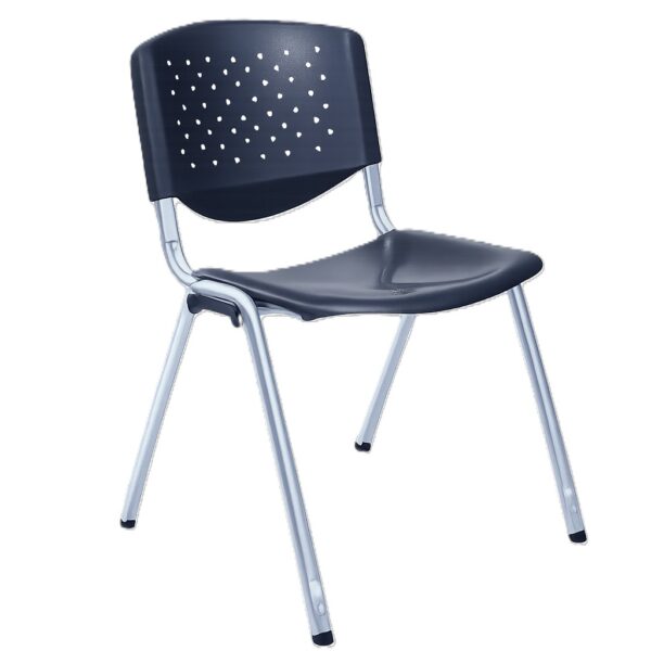 SILLA DE ESTRUCTURA METÁLICA APILABLE_RESPALDO POLIPROPILENO 82 x 46 cm