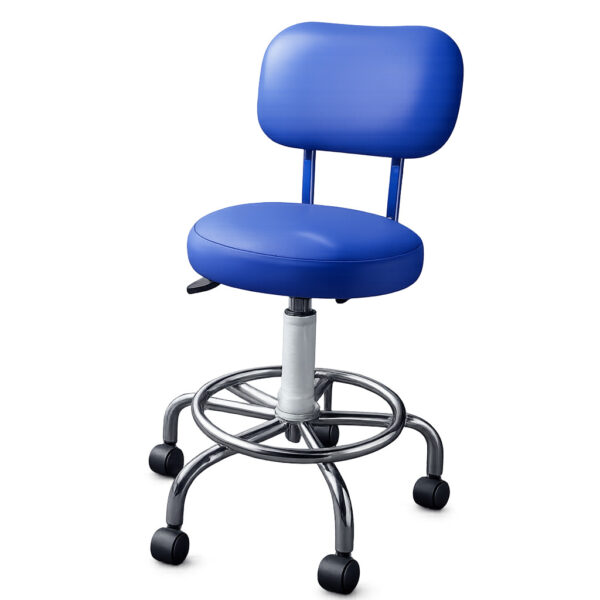 TABURETE CON RESPALDAR Y ALTURA REGULABLE
