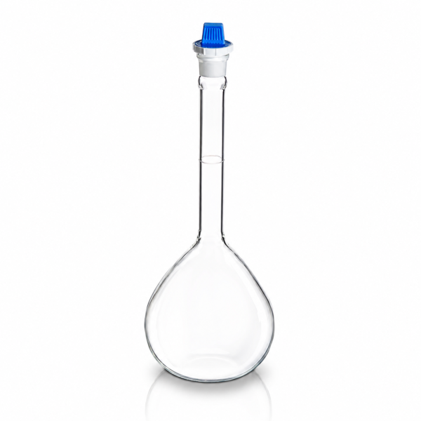 FIOLA GRADUADA DE VIDRIO CON TAPA DE TEFLON BOROSILICATO 3.3 DE 250ml CAJA X 100Uni - GIARDINO
