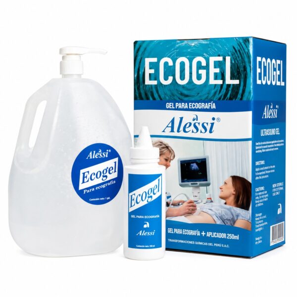 ECOGEL Gel de Ultrasonido y EKG_Galon Transparente-ALESSI