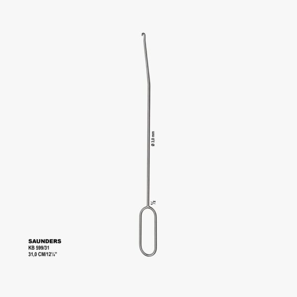 Gancho Saunders 31cm_Removedor Intrauterino KB 599/31-NOPA