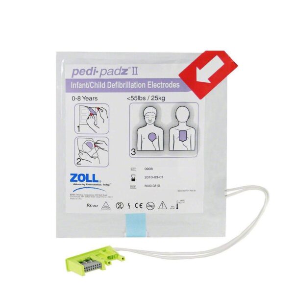 Parches Electrodo Pediatrico para Desfibrilador AED PLUS-ZOLL