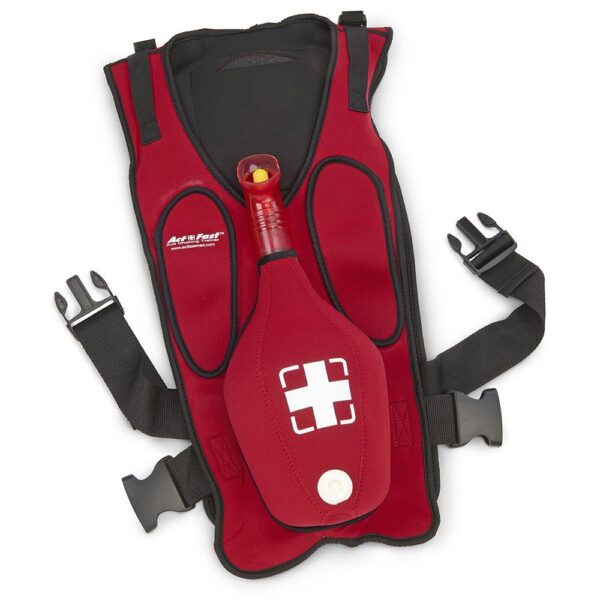 Chaleco de Entrenamiento Asfixia_Almohadilla Para Palmadas_Rojo-ACT FAST