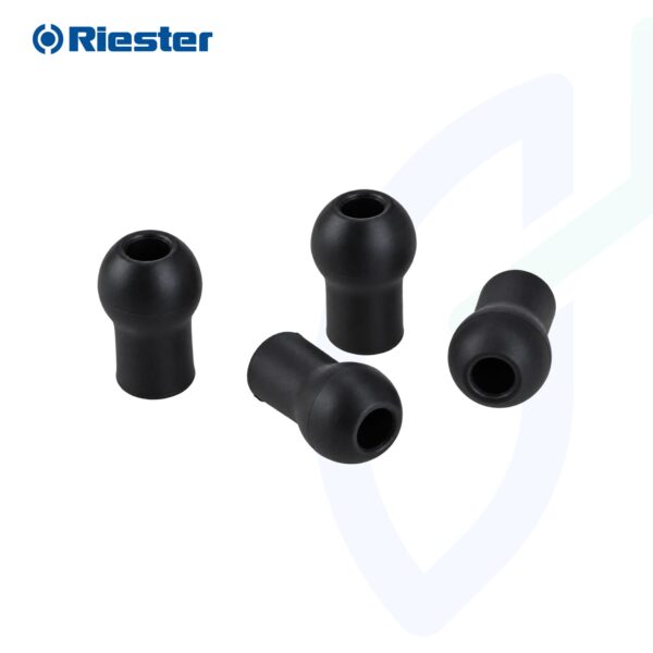 Olivas (Par) Negras Suaves Duplex 2.0 Negro 13235-Riester